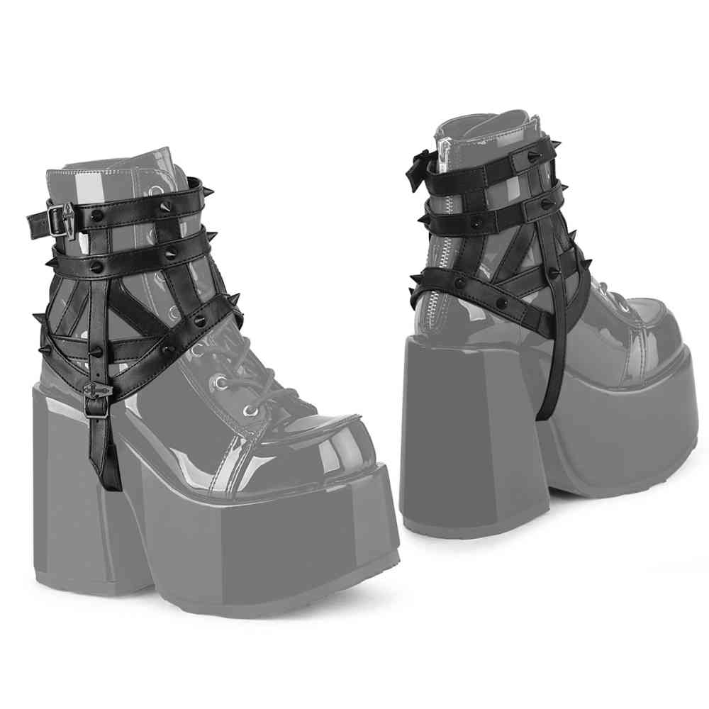 DemoniaCult - DA-505 Schuhmanschette - Schwarz